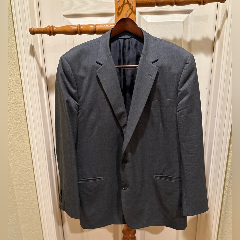 Brooks Brothers 100% wool gray blazer 50L